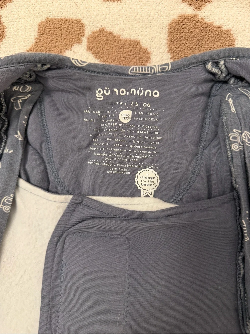 Gunamuna Swaddle Sleepsack 2.5 tog
